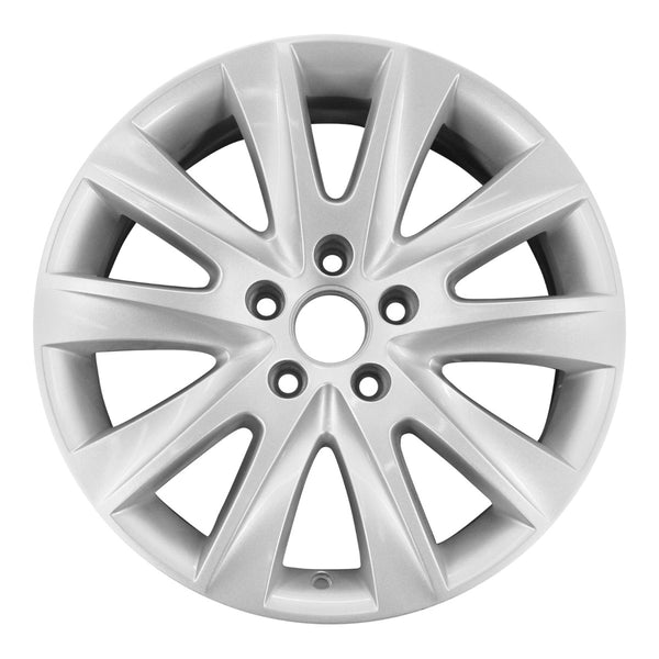 2011 volkswagen tiguan wheel 17 silver aluminum 5 lug w69875s 3