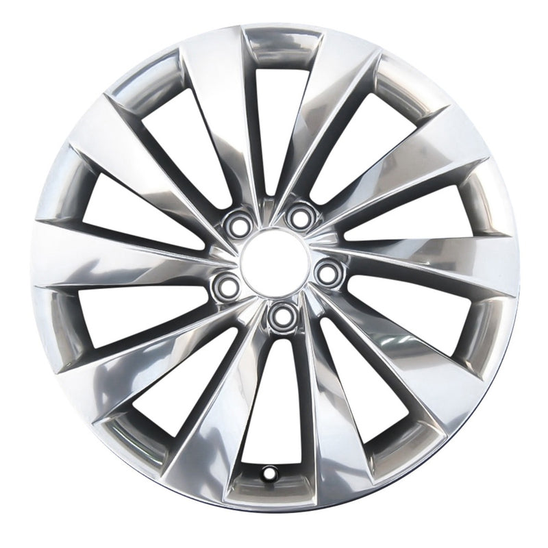 2009 volkswagen passat wheel 18 polished aluminum 5 lug w69890p 8