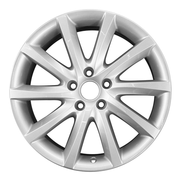2011 volkswagen touareg wheel 18 silver aluminum 5 lug w69915s 1