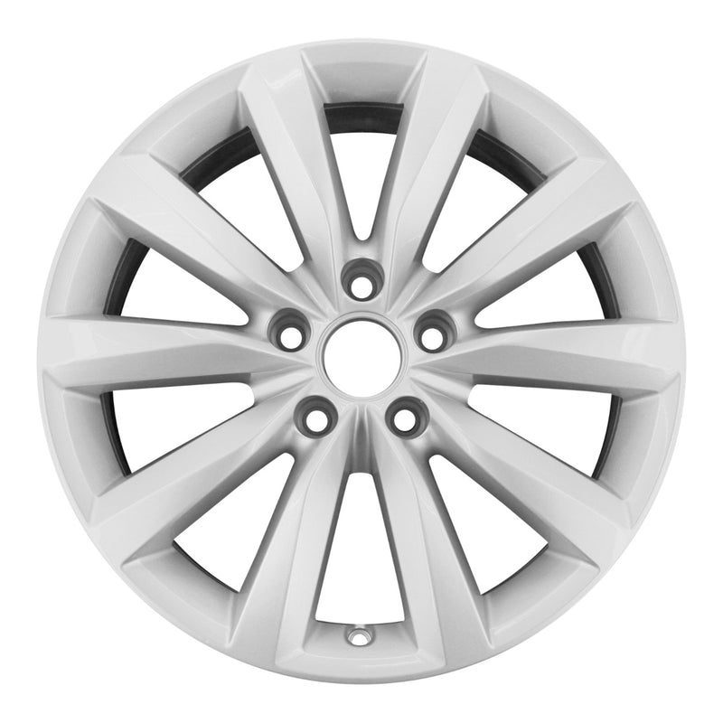 2009 volkswagen tiguan wheel 17 silver aluminum 5 lug w69948s 3