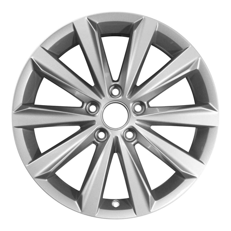 2013 volkswagen passat wheel 17 silver aluminum 5 lug w69961s 2