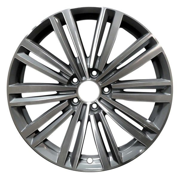 2014 volkswagen passat wheel 19 machined charcoal aluminum 5 lug w69983mc 3