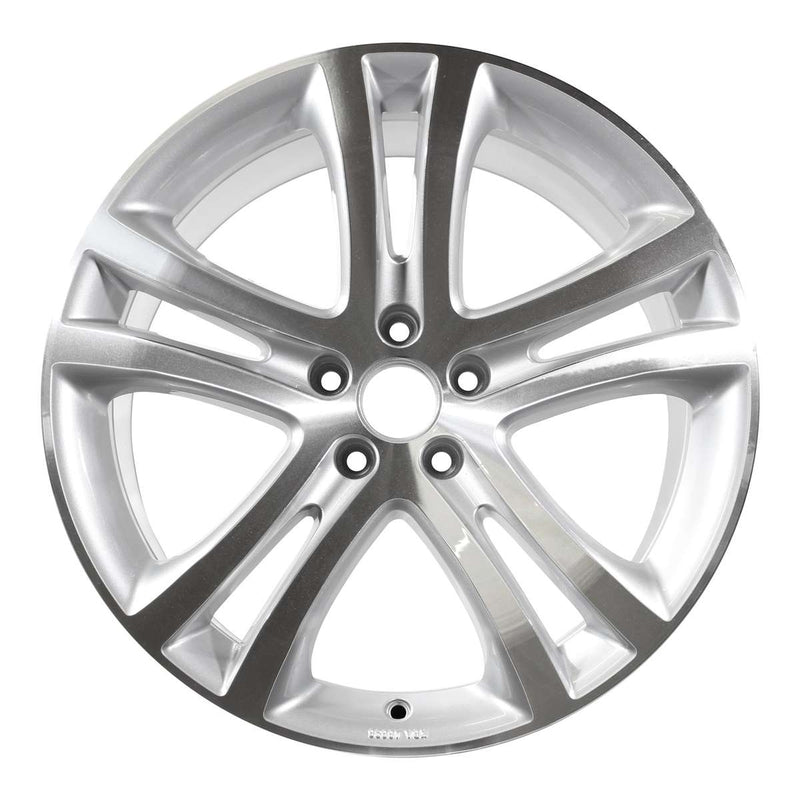 2013 volkswagen tiguan wheel 19 machined silver aluminum 5 lug w70011ms 5