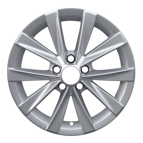 2019 volkswagen golf wheel 17 silver aluminum 5 lug w70014s 3