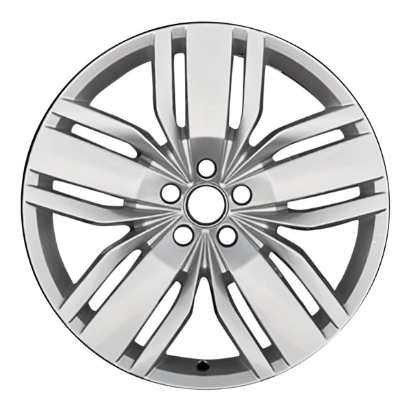 2019 volkswagen atlas wheel 20 silver aluminum 5 lug w70029s 2