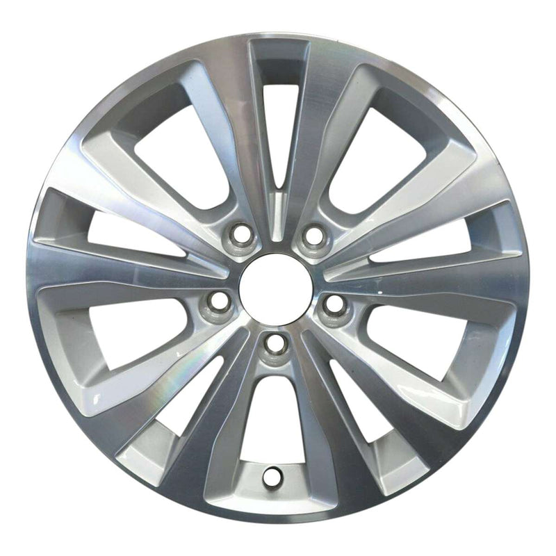 2015 volkswagen golf wheel 16 machined silver aluminum 5 lug w70051ms 2