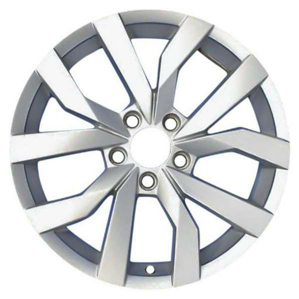 2018 volkswagen golf wheel 17 silver aluminum 5 lug w70052s 1