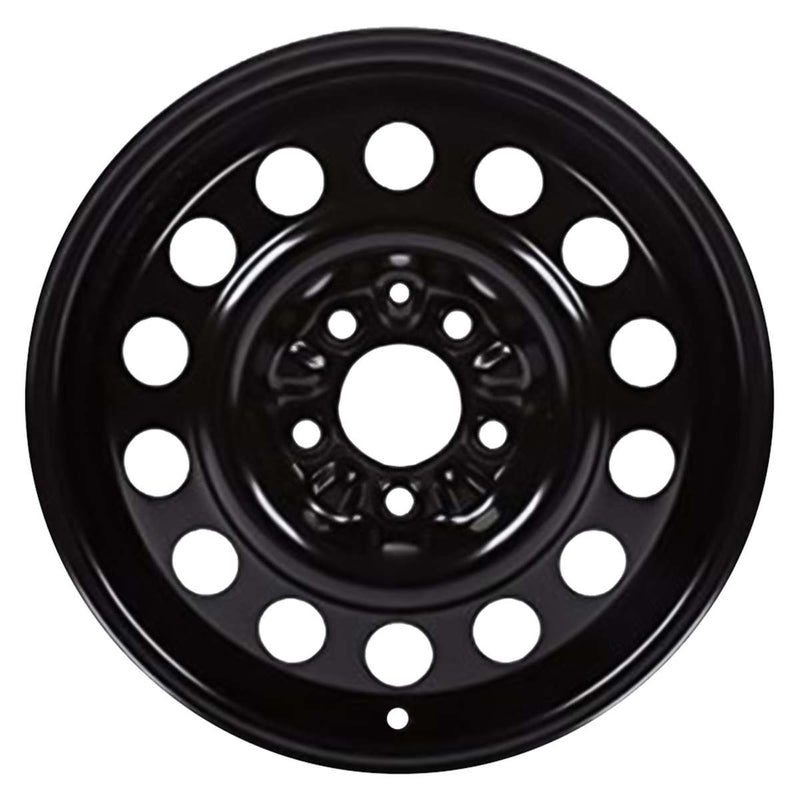 2003 saturn l wheel 15 black steel 5 lug w7014b 4