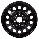 2001 saturn l wheel 15 black steel 5 lug w7014b 2
