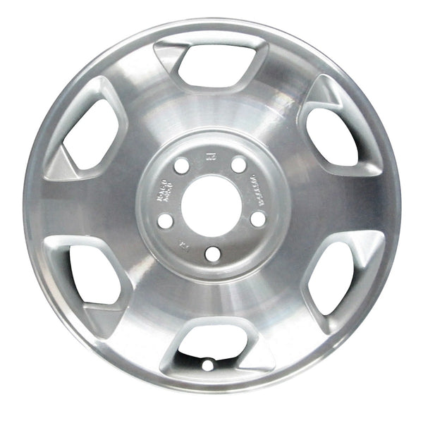 2002 saturn l wheel 15 machined silver aluminum 5 lug w7015ms 3