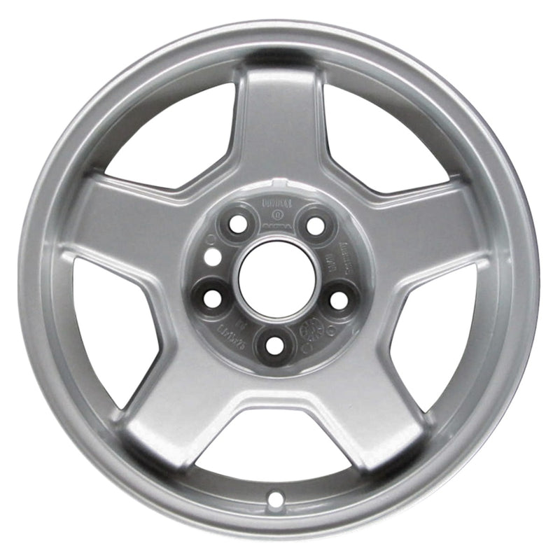 1994 volvo 940 wheel 15 silver aluminum 5 lug w70161s 4