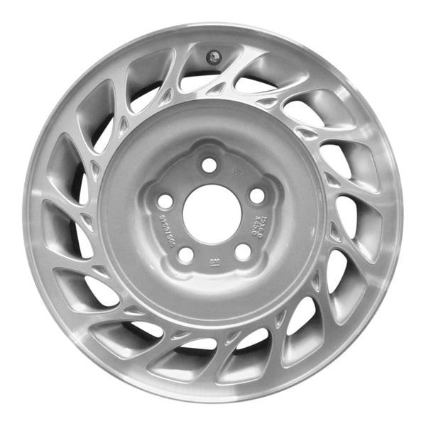 2001 saturn l wheel 15 machined silver aluminum 5 lug w7016ms 2