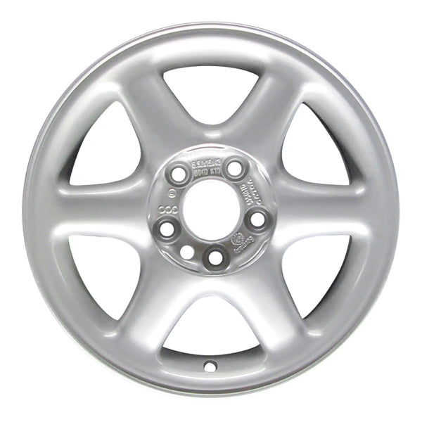 1998 volvo s70 wheel 15 silver aluminum 5 lug w70190s 4