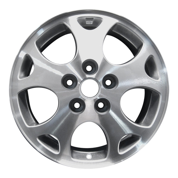 2005 saturn vue wheel 16 machined silver aluminum 5 lug w7022ms 4