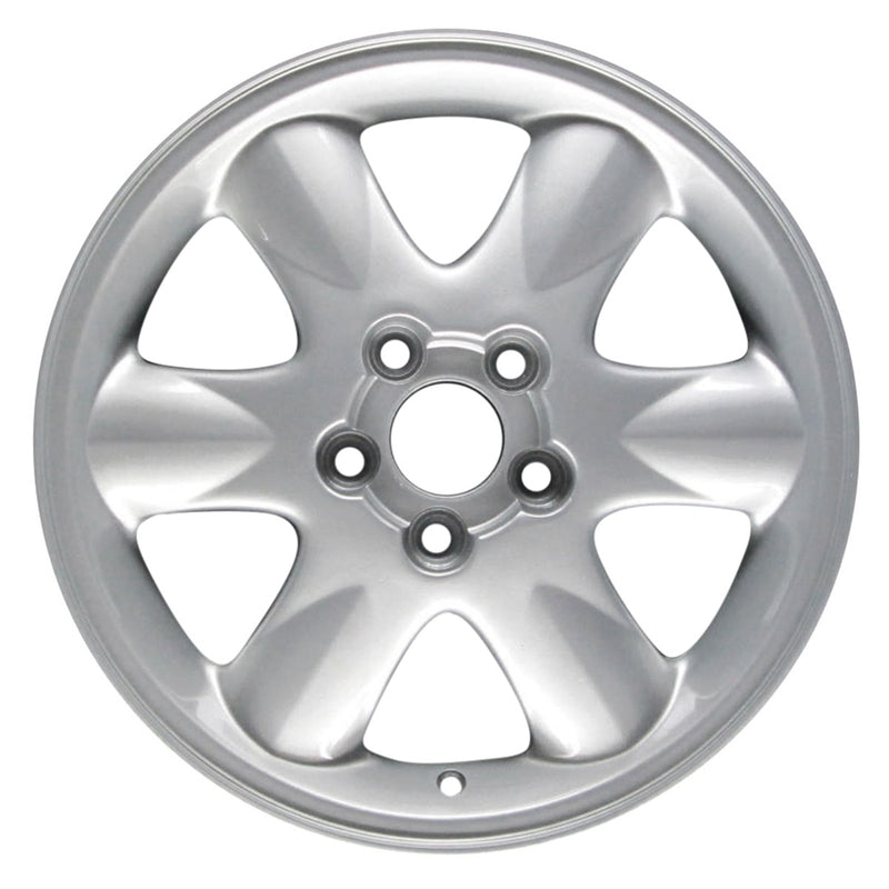 2000 volvo v70xc wheel 16 silver aluminum 5 lug w70257s 3