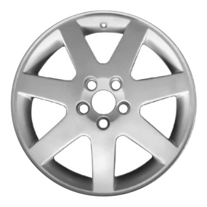 2006 volvo s40 wheel 15 silver aluminum 5 lug w70282s 3