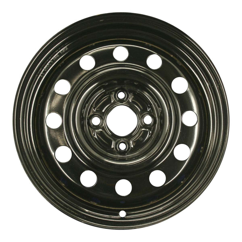 1994 saturn sc1 wheel 15 black steel 4 lug w7028b 5