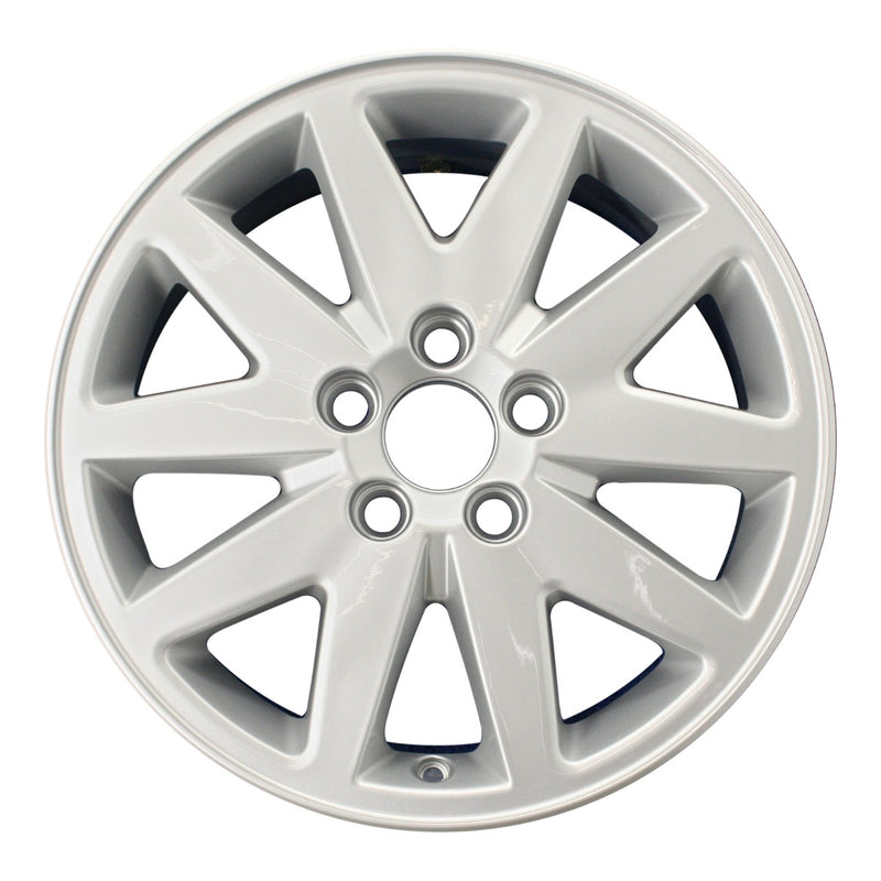 2007 volvo s40 wheel 16 silver aluminum 5 lug w70303s 13