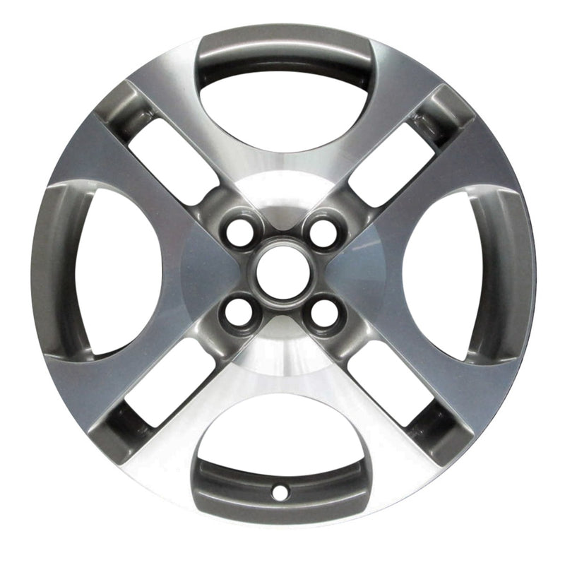 2005 saturn ion wheel 16 machined charcoal aluminum 4 lug w7030mc 3