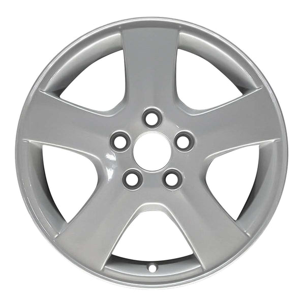 2010 volvo s50 wheel 16 silver aluminum 5 lug w70352s 3