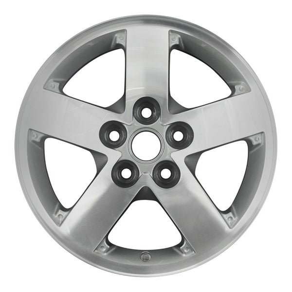 2005 saturn vue wheel 16 machined silver aluminum 5 lug w7038ms 1
