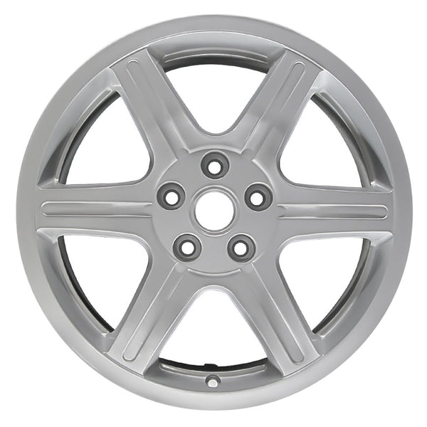 2007 saturn ion wheel 17 silver aluminum 5 lug w7041s 2