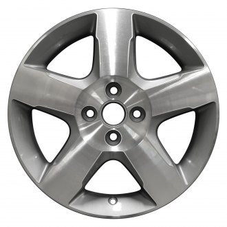 2009 pontiac g5 wheel 16 machined silver aluminum 4 lug rw7043ms 2