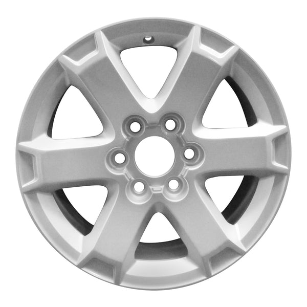 2009 saturn outlook wheel 18 silver aluminum 6 lug w7053s 3