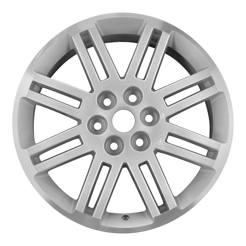 2013 chevrolet traverse wheel 20 machined silver aluminum 6 lug w7063ms 9