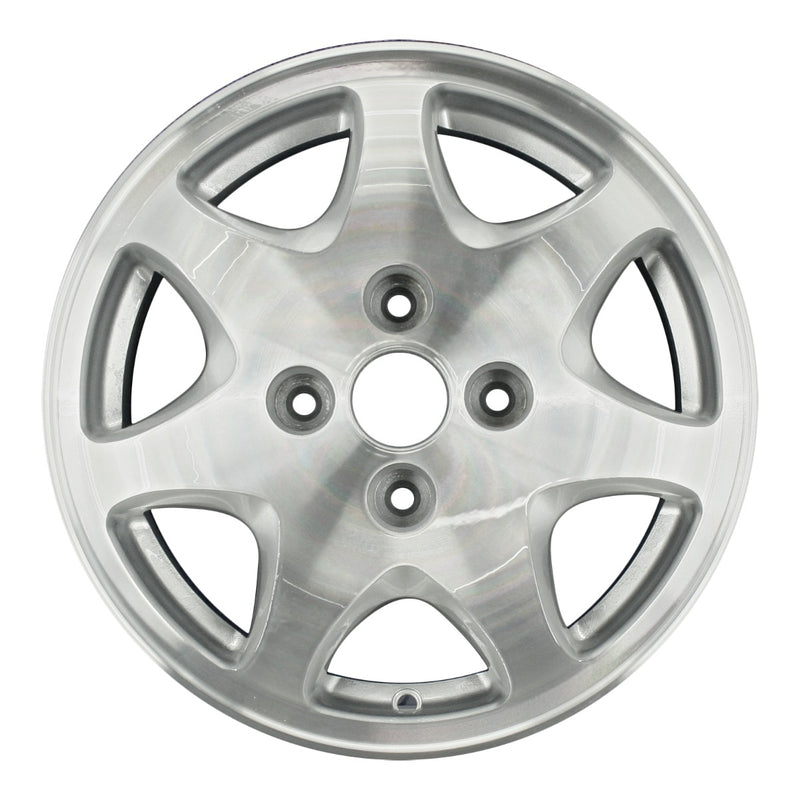 2000 hyundai sonata wheel 15 machined silver aluminum 4 lug w70687ms 2