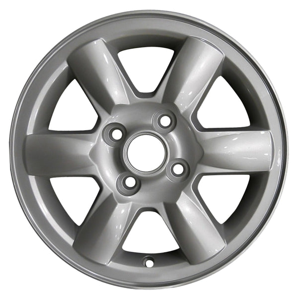 2003 hyundai accent wheel 14 silver aluminum 4 lug w70705s 1