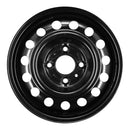 2004 hyundai elantra wheel 15 black steel 4 lug w70712b 1