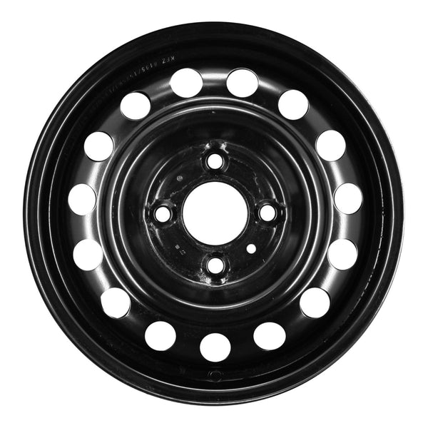 2006 hyundai elantra wheel 15 black steel 4 lug rw70712b 3