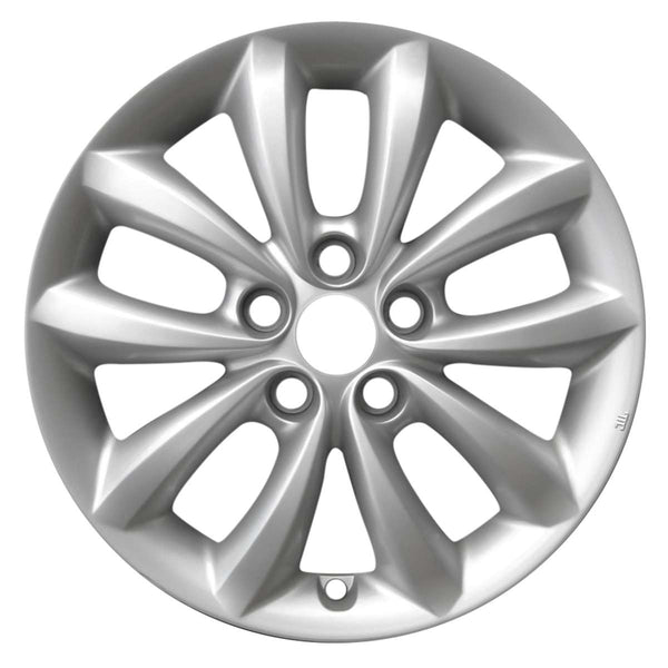 2010 hyundai azera wheel 17 silver aluminum 5 lug w70720s 5