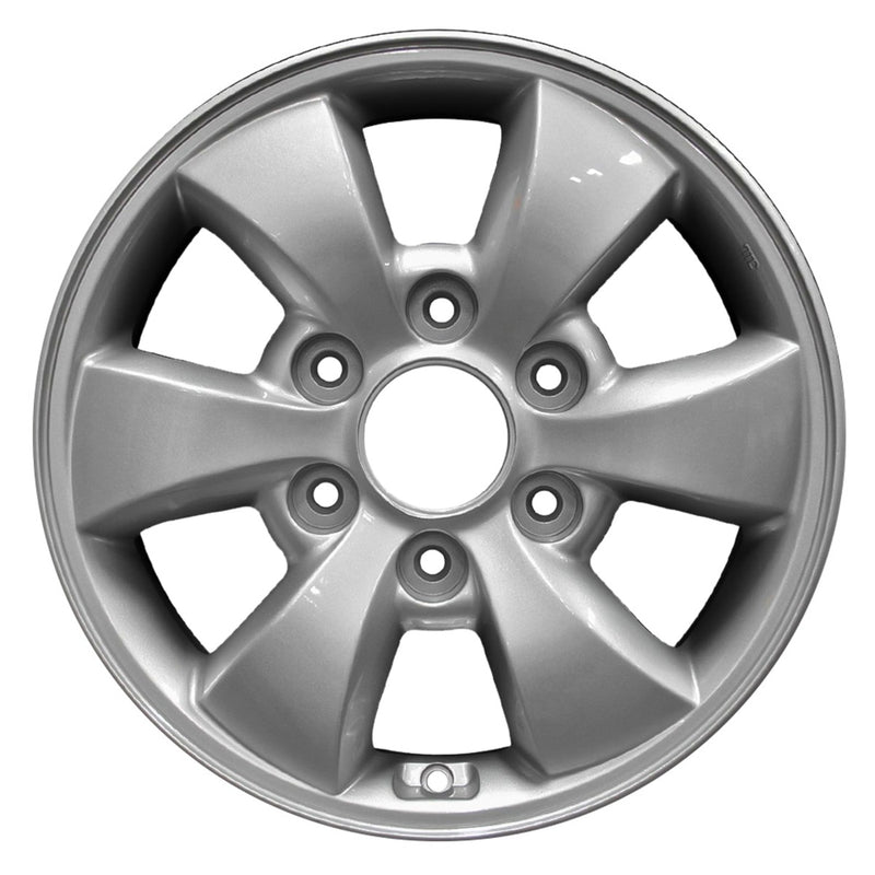 2007 hyundai entourage wheel 16 silver aluminum 6 lug w70734s 1