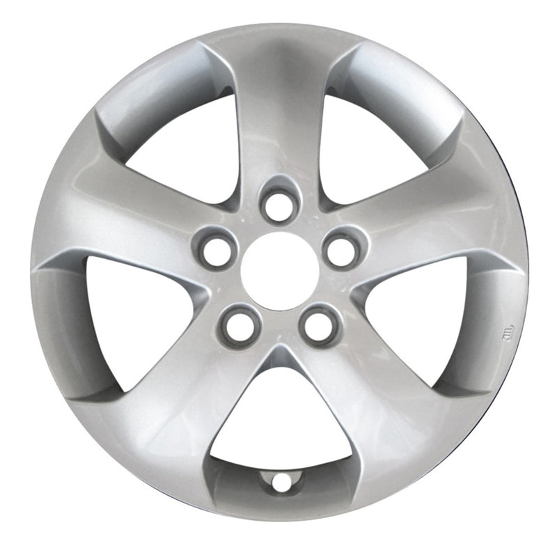 2007 hyundai elantra wheel 16 silver aluminum 5 lug w70740as 1