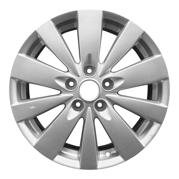 2009 hyundai sonata wheel 17 silver aluminum 5 lug w70767as 1