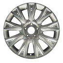 2010 hyundai genesis wheel 18 hyper aluminum 5 lug w70771ah 2