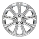 2013 hyundai genesis wheel 18 silver aluminum 5 lug w70772s 5