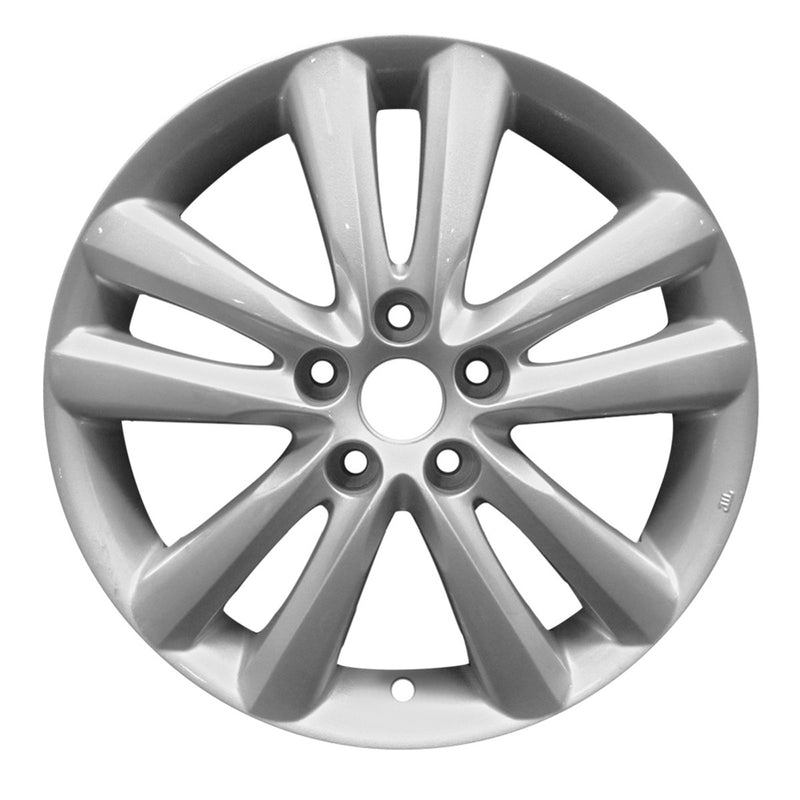 2013 hyundai tucson wheel 18 silver aluminum 5 lug w70795as 4