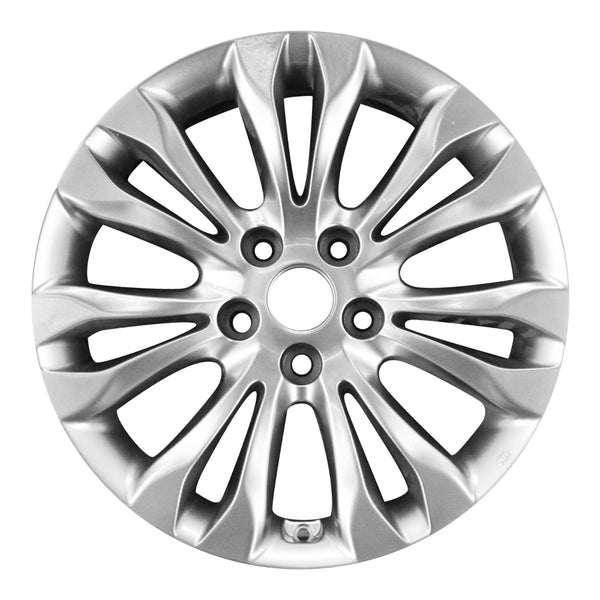 2011 hyundai azera wheel 17 hyper aluminum 5 lug w70797h 1