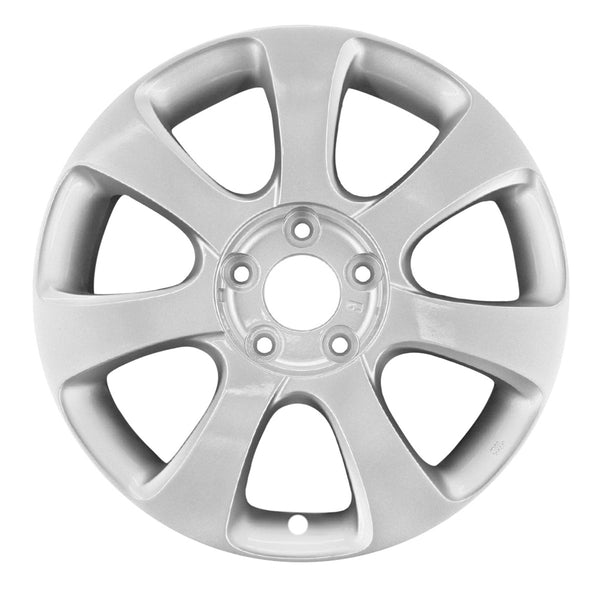 2011 hyundai elantra wheel 17 silver aluminum 5 lug w70807as 1