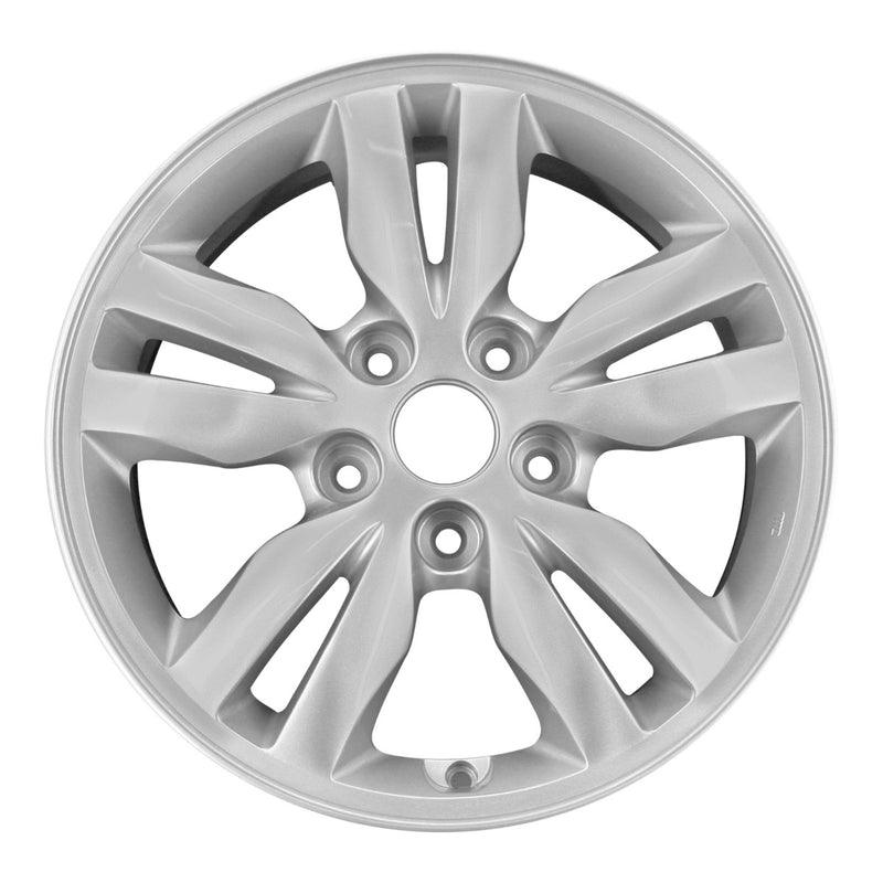 2008 hyundai tucson wheel 16 silver aluminum 5 lug w70821s 1