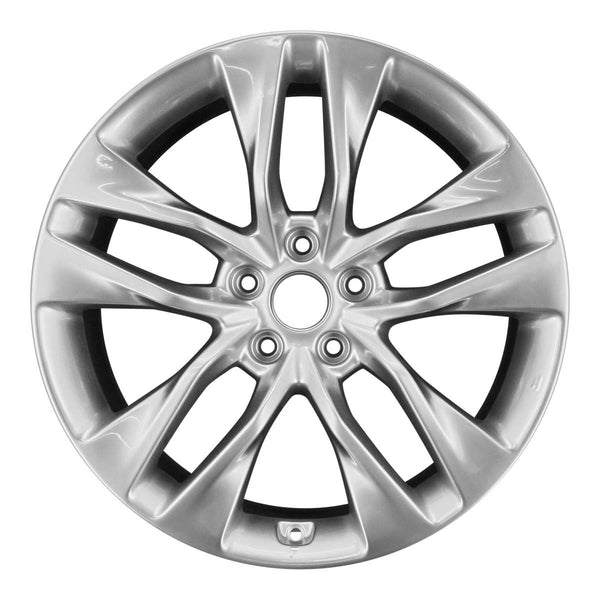 2014 hyundai genesis wheel 19 hyper aluminum 5 lug w70841h 2