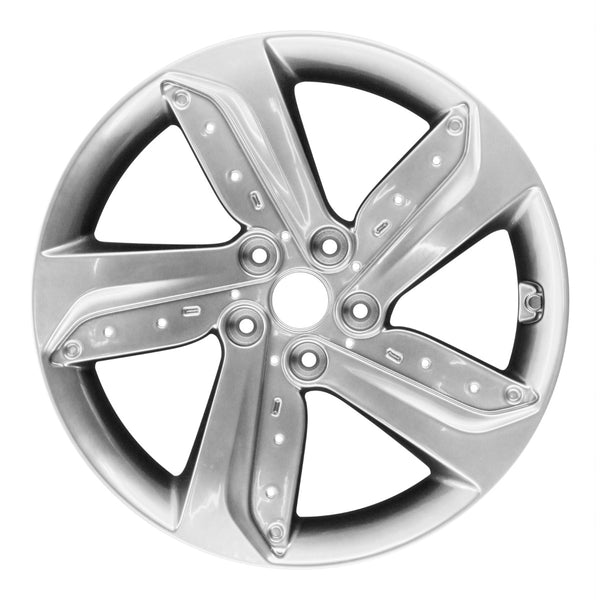 2013 hyundai veloster wheel 18 hyper aluminum 5 lug rw70844h 1