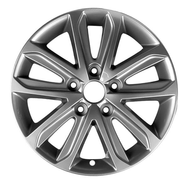 2015 hyundai elantra wheel 16 charcoal aluminum 5 lug w70859ac 2