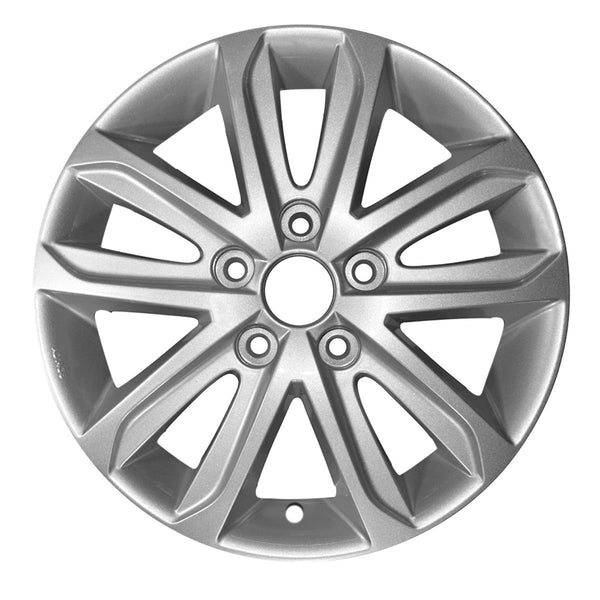 2015 hyundai elantra wheel 16 silver aluminum 5 lug w70859as 2