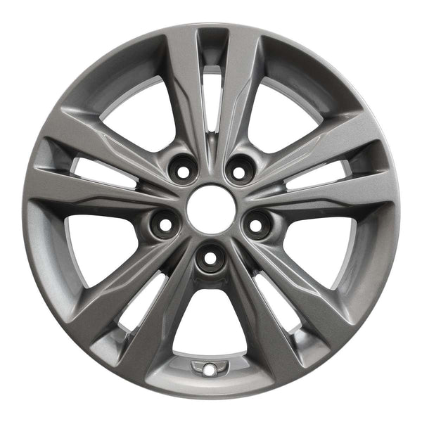 2016 hyundai elantra wheel 16 charcoal aluminum 5 lug w70902c 1