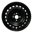 2018 hyundai accent wheel 15 black steel 4 lug rw70923b 1