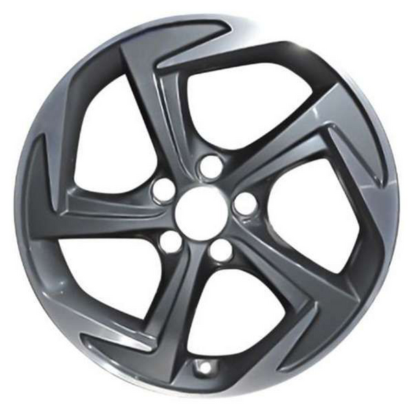 2021 hyundai veloster wheel 18 machined charcoal aluminum 5 lug w70955mc 3